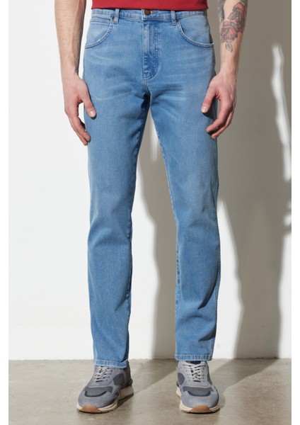 River Fit Dar Kesim Normal Bel Esnek Jean Kot Pantolon