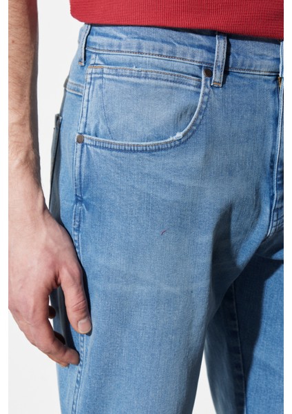 River Fit Dar Kesim Normal Bel Esnek Jean Kot Pantolon fırsatları
