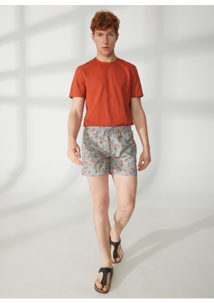 Yeşil Erkek Şort Mayo Mr Capri