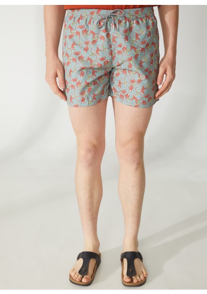 Yeşil Erkek Şort Mayo Mr Capri fiyatları