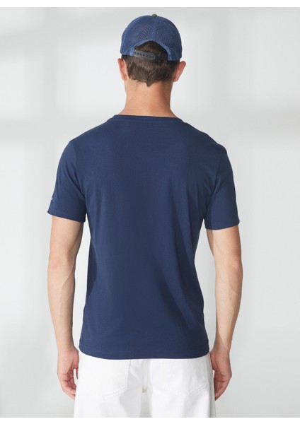 Bisiklet Yaka Mavi Erkek T-Shirt FM23S15TGBLUE indirimleri