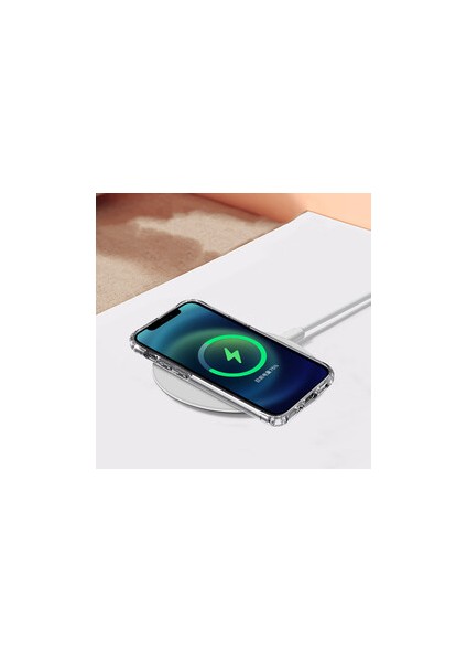 Apple iPhone 12 Pro Max Kılıf Magsafe Kablosuz Şarj Temassıs Şarj Uyumlu Wireless Akıllı Kapak