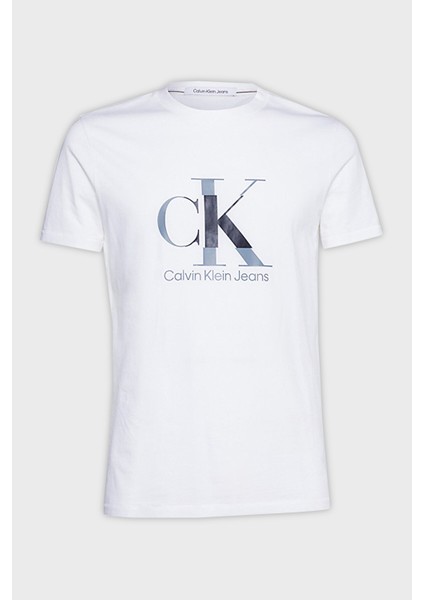 Calvin Klein Disrupted Monologo Tee Erkek Tişört