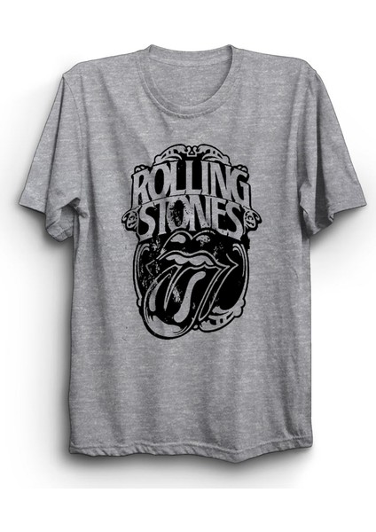 The Rolling Stones, Black Design, Rock Metal Grup Tişörtü