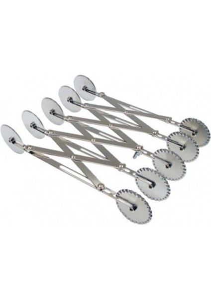 Çift Taraflı Ayarlı Rulet 5'li Rulet Ayarlanabilir Hamur Kesici