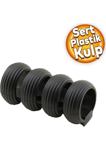 Icon Çekmece Mutfak Dolap Kapak Kulpu Kulbu Mat Siyah Sert Plastik Kulp
