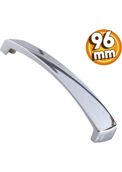 Motif Mobilya Mutfak Dolabı Çekmece Dolap Kapak Kulpu Kulbu Krom 96 mm Metal Kulp