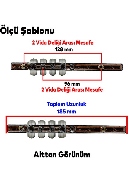 Büyük Icon Çekmece Mutfak Dolap Kapak Kulpu Kulbu Krom Sert Plastik Kulp 96 mm 128 mm fiyatları