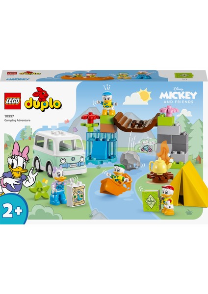 ® DUPLO® Disney Mickey ve Arkadaşları Kamp Macerası 10997 - 2 Yaş ve Üzeri Çocuklar İçin Yaratıcı Aktivitelerle Dolu Yaratıcı Oyuncak Yapım Seti (37 Parça)