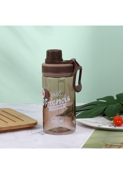 Taşınabilir Spor Tritan Büyük Kapasiteli Plastik Öğrenci Su Bardağı (Yurt Dışından)
