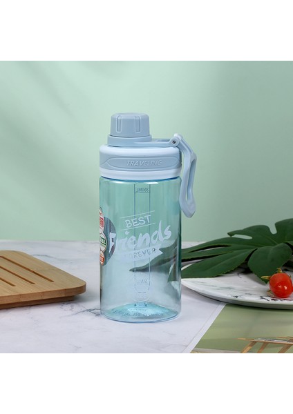 Taşınabilir Spor Tritan Büyük Kapasiteli Plastik Öğrenci Su Bardağı (Yurt Dışından)