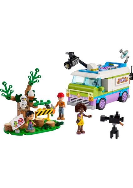 LEGO® Friends Canlı Yayın Aracı 41749 - 6 Yaş ve Üzeri Çocuklar İçin Rol Yapma Aksesuarları İçeren Yaratıcı Oyuncak Yapım Seti (446 Parça)