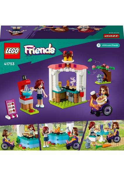 Friends Pankek Dükkanı 41753 - 6 Yaş ve Üzeri Çocuklar İçin 2 Mini Bebek ve Aksesuarlar İçeren Yaratıcı Oyuncak Yapım Seti (157 Parça)