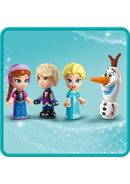 ® | Disney Princess Anna ve Elsa'nın Sihirli Atlıkarıncası 43218 - 6 Yaş ve Üzeri Çocuklar İçin Yaratıcı Oyuncak Yapım Seti (175 Parça)