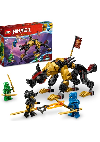 Ninjago İmperium Ejderha Avcısı Tazı 71790 - 6 Yaş ve Üzeri Çocuklar İçin Bir Canavar Oyuncak ve 3 Minifigür İçeren Yaratıcı Oyuncak Yapım Seti (198 Parça)