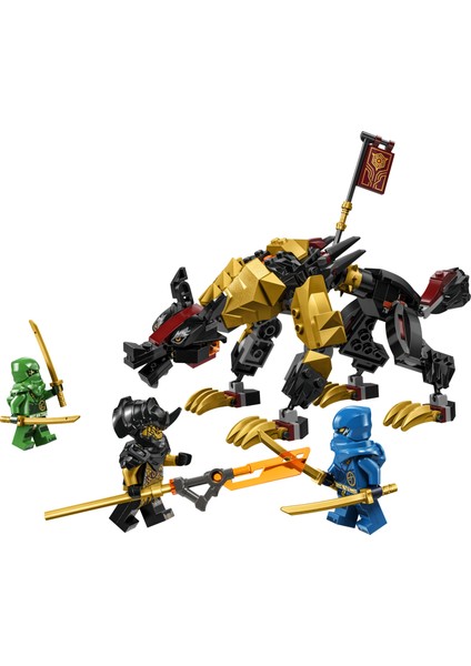 Ninjago İmperium Ejderha Avcısı Tazı 71790 - 6 Yaş ve Üzeri Çocuklar İçin Bir Canavar Oyuncak ve 3 Minifigür İçeren Yaratıcı Oyuncak Yapım Seti (198 Parça)