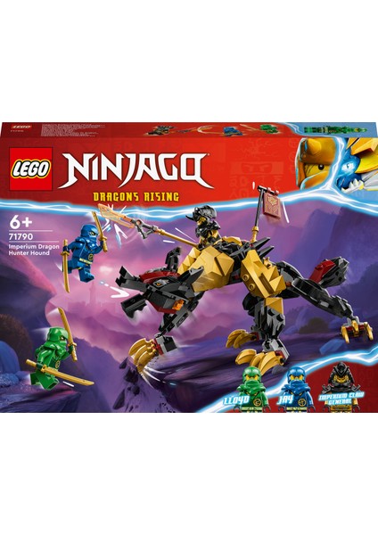 Ninjago İmperium Ejderha Avcısı Tazı 71790 - 6 Yaş ve Üzeri Çocuklar İçin Bir Canavar Oyuncak ve 3 Minifigür İçeren Yaratıcı Oyuncak Yapım Seti (198 Parça)