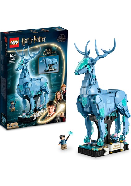 Harry Potter TM Expecto Patronum 76414 - 14 Yaş ve Üzeri Çocuklar İçin  Koleksiyonluk Yaratıcı Oyuncak Yapım Seti (754 Parça)