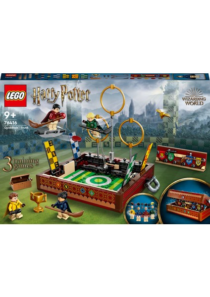 Harry Potter™ Quidditch™ Bavulu 76416 - 9 Yaş ve Üzeri Harry Potter Hayranları için Yaratıcı Oyuncak Yapım Seti (599 Parça)