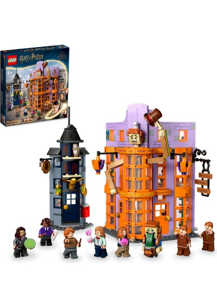 LEGO®  Harry Potter TM Diagon Yolu: Weasley Büyücü Şakaları 76422 - 8 Yaş ve Üzeri Çocuklar İçin  Koleksiyonluk Yaratıcı Oyuncak Yapım Seti (834 Parça)