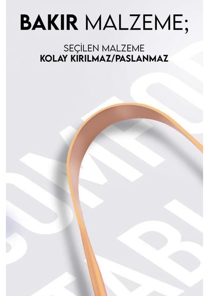 Bakır Dil Temizliyici Dil Sıyırıcı fırsatları