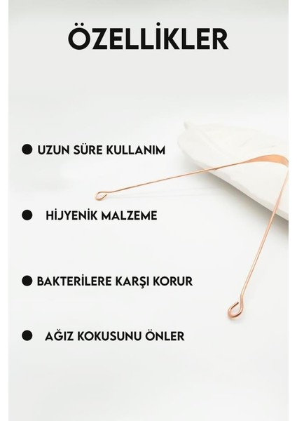 Bakır Dil Temizliyici Dil Sıyırıcı indirimleri