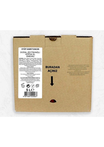 Köpük Sabun Zeytinyağlı 5000 ml