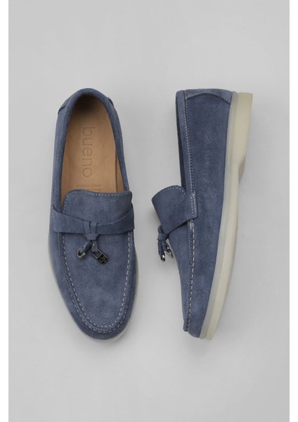 Mavi Süet Kadın Loafer 05WS101