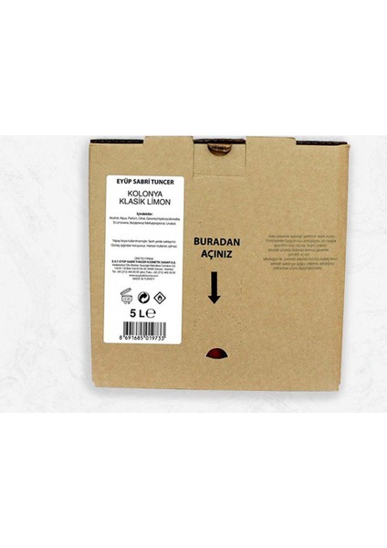 Klasik Limon Kolonyası 5 Lt