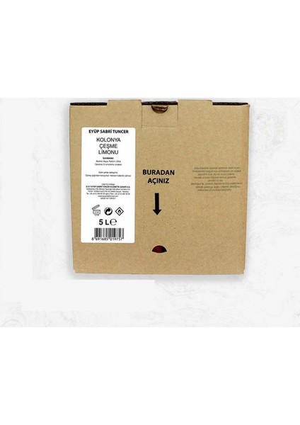 Çeşme Limonu Kolonyası 5 Lt fiyatları