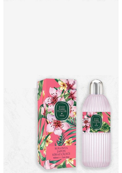 Japon Kiraz Çiçeği Cam Şişe Kolonyası 400 ml