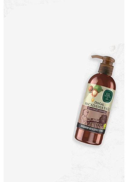 Doğal Macadamia Yağlı El ve Vücut Losyonu 250 ml
