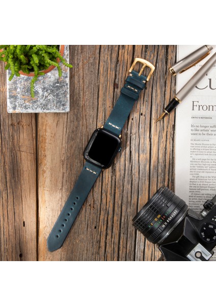 Apple Watch Uyumlu 42MM 44MM 45MM 49MM 1 / 2 / 3 / 4 / 5 / 6 / Se / 7 / 8 / 9 Ultra Ultra 2 Deri Kordon Deri Kayış fırsatları