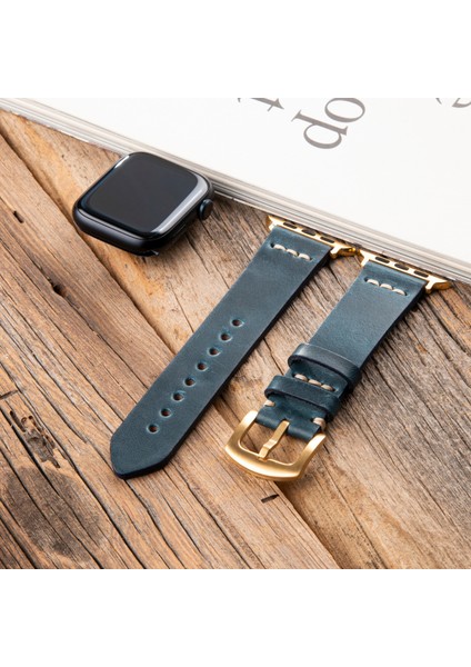 Apple Watch Uyumlu 42MM 44MM 45MM 49MM 1 / 2 / 3 / 4 / 5 / 6 / Se / 7 / 8 / 9 Ultra Ultra 2 Deri Kordon Deri Kayış fiyatları