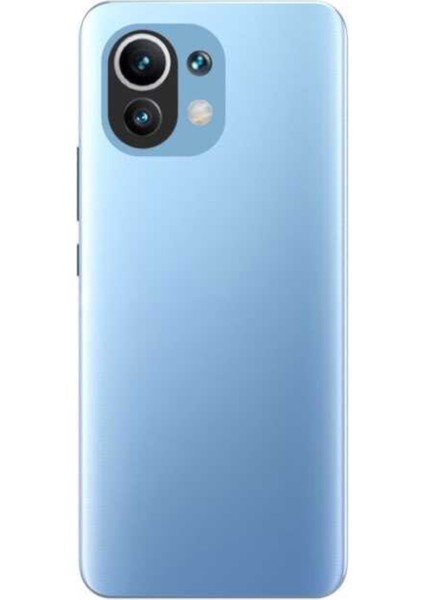 Caseworld Xiaomi Mi 11 ile Uyumlu Kapak 1mm Süper Silikon Şeffaf Kılıf