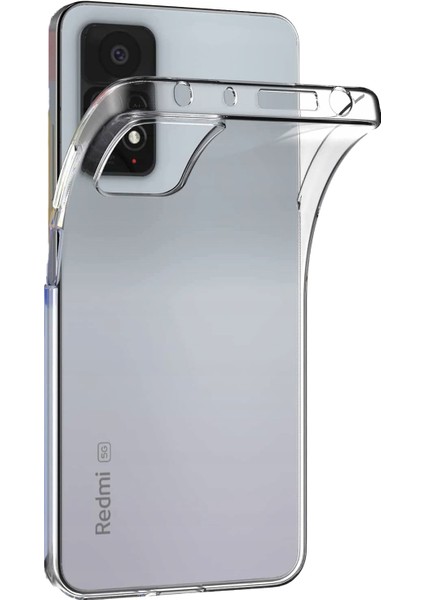 Caseworld Xiaomi Redmi Note 12 Pro 4g ile Uyumlu Kapak 1mm Süper Silikon Şeffaf Kılıf