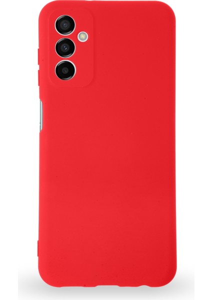 Samsung Galaxy M13 Kapak Içi Kadife Kamera Korumalı Lansman Silikon Kılıf - Kırmızı
