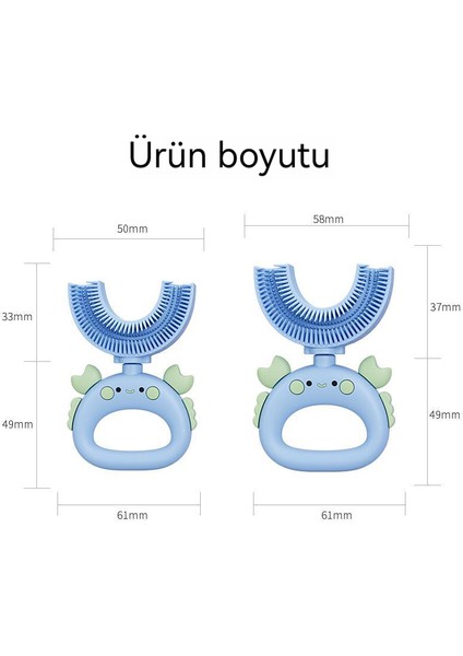 U Şeklinde Silikon Diş Fırçası (Yurt Dışından)