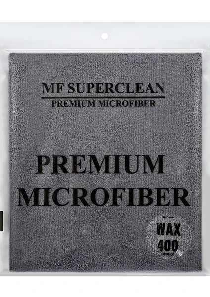 Superclean Mikrofiber Ultra Lüks Cila Bezi  40 x 40 cm - 400 Gsm - Lazer Kesim