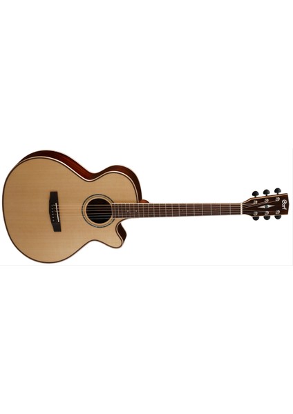 Elektro Akustik Gitar, Çantalı, Masif Sitka Ladin