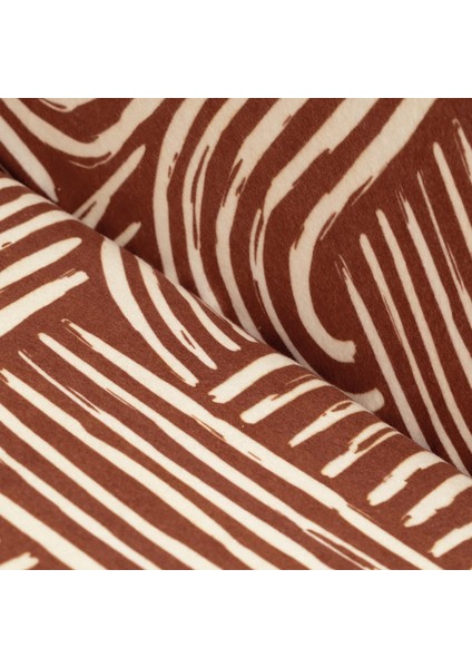 Softmicro Gökkuşağı Desenli Boho 180 x 300 cm Koltuk, Kanepe Örtüsü Şalı Kiremit Rengi