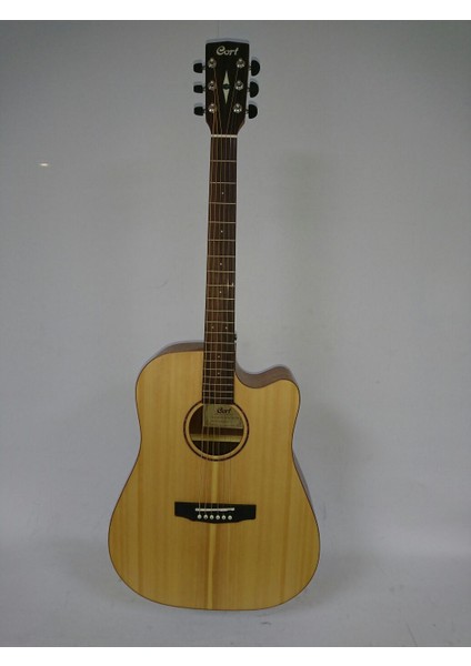 Elektro Akustik Cutaway Gitar Çantalı, Masif Ladin