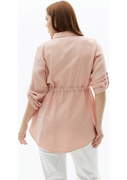 Büyük Beden Beli Büzgülü Çift Cepli Ceket indirimleri