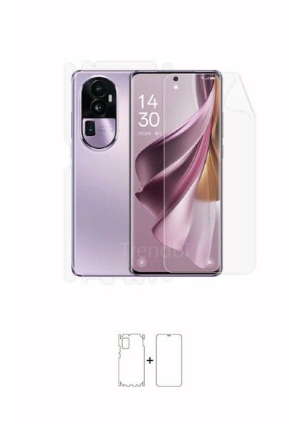 Oppo Reno 10 Pro Plus Full 360 Derece Tam Yüzey Kaplayan Koruyucu Kaplama Poliüretan Film