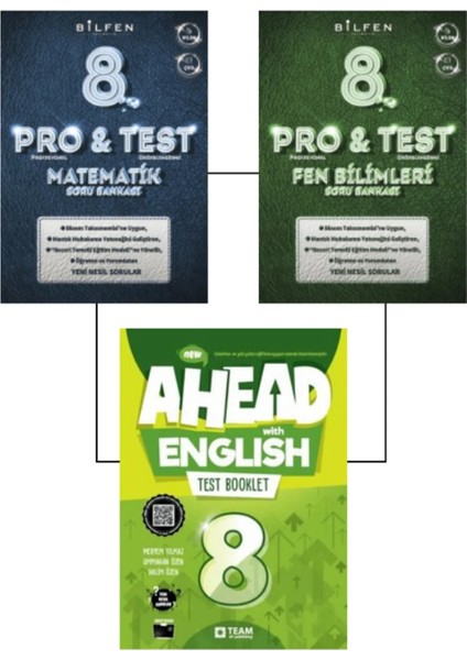 8. Sınıf Matematik ve Fen Soru Bankası - Ahead With English 8. Sınıf Test Booklet