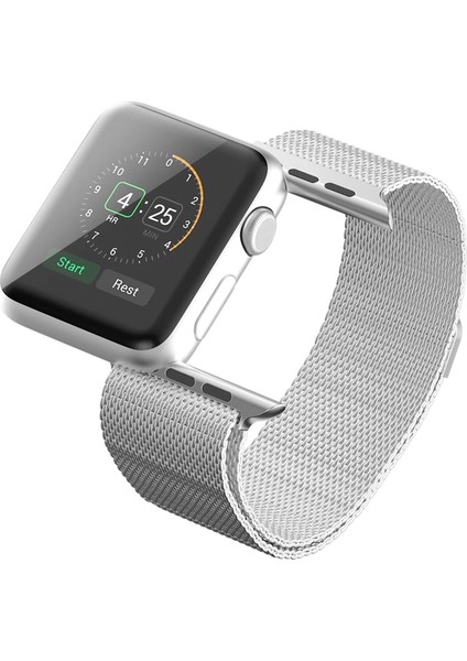 Watch Metal Hasır Kordon 42/44/45 Gümüş