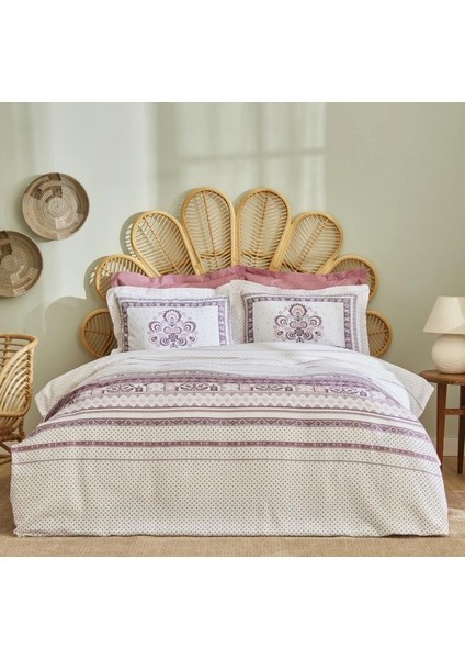 Pike Takımı %100 Pamuk Rnf Çift Kişilik Efren Mürdüm