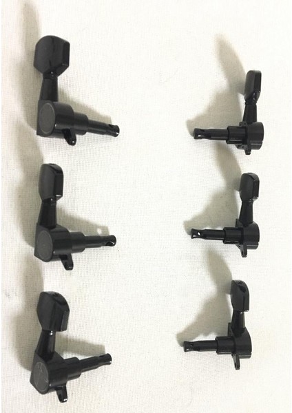 Elektro Gitar Kulağı Siyah (3 Sağ-3 Sol)