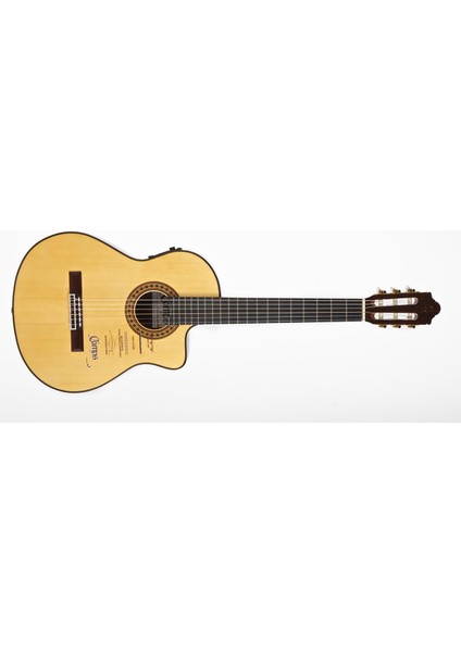 Elektro Klasik Gitar Ladin Kapak Fıshman Pro Blend