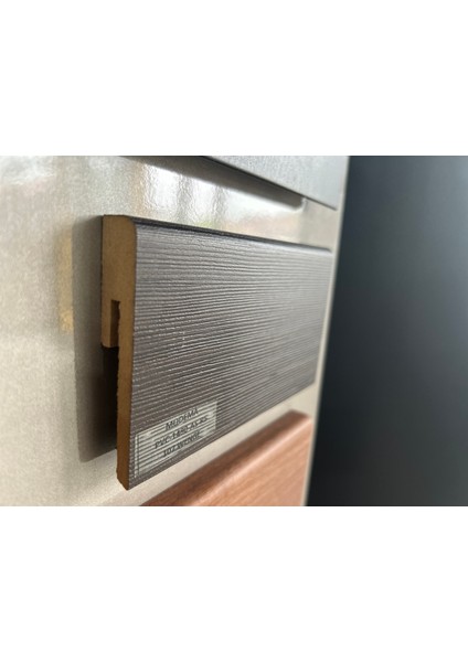 By Istanbul Modema 8 cm Renkli Pvc Kaplma Parke Süpürgelik Wenge Wenge